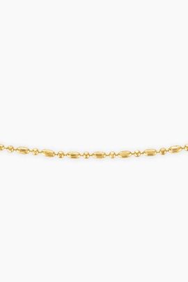 Alexa Leigh Alexa Leigh Gold Bar and Ball Chain Necklace