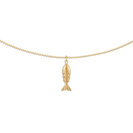 Alexa Leigh Alexa Leigh Gold Fish Ball Chain Necklace