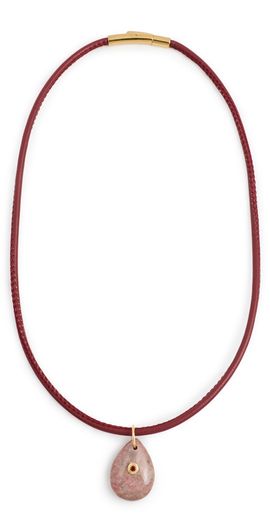 Alexa Leigh Alexa Leigh Scarlet Stone Necklace Red Stone One