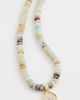 Alexa Leigh Alexa Leigh Seafoam Beaded Necklace Yellow Gold One - 4