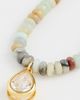 Alexa Leigh Alexa Leigh Seafoam Beaded Necklace Yellow Gold One - 5
