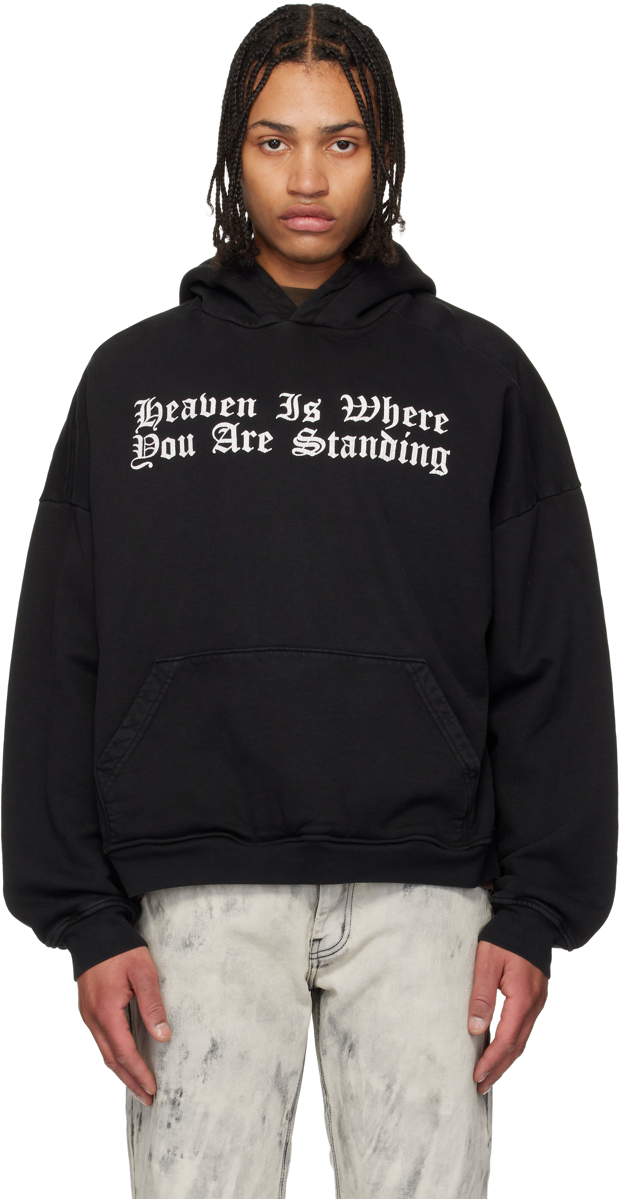 ALEXANDER DIGENOVA - Black 'Heaven is Where' Hoodie