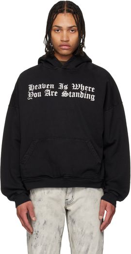ALEXANDER DIGENOVA ALEXANDER DIGENOVA Black 'Heaven is Where' Hoodie