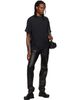 ALEXANDER DIGENOVA ALEXANDER DIGENOVA Black Leather Straight Trousers - 4