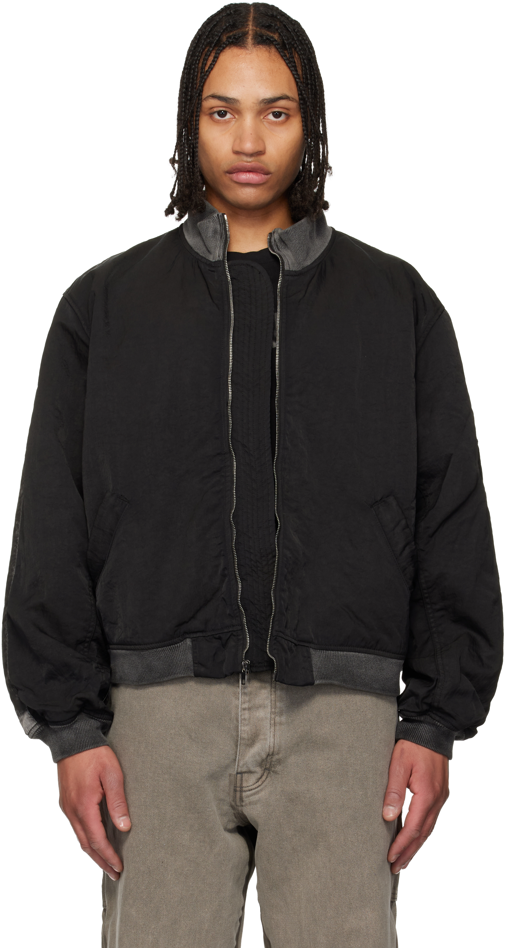 ALEXANDER DIGENOVA - Black RL-Bomber Jacket