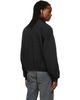 ALEXANDER DIGENOVA ALEXANDER DIGENOVA Black Stencil Logo Quarter Zip Sweater - 3