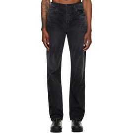 ALEXANDER DIGENOVA ALEXANDER DIGENOVA Black Straight Leg Jeans