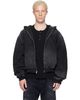 ALEXANDER DIGENOVA ALEXANDER DIGENOVA Black Underground Canvas Jacket - 1