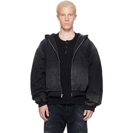 ALEXANDER DIGENOVA ALEXANDER DIGENOVA Black Underground Canvas Jacket