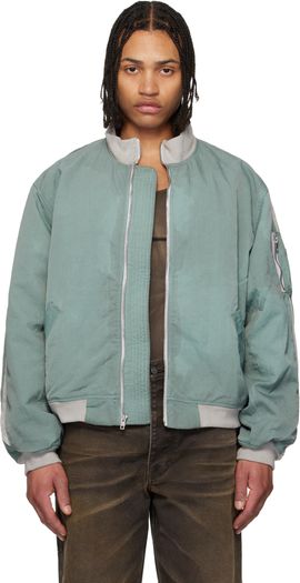ALEXANDER DIGENOVA ALEXANDER DIGENOVA Blue RL-Bomber Jacket