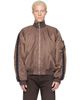 ALEXANDER DIGENOVA ALEXANDER DIGENOVA Brown RL Bomber Jacket - 1
