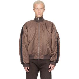 ALEXANDER DIGENOVA ALEXANDER DIGENOVA Brown RL Bomber Jacket