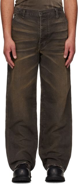 ALEXANDER DIGENOVA ALEXANDER DIGENOVA Brown Underground Vintage Trousers