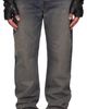 ALEXANDER DIGENOVA ALEXANDER DIGENOVA Navy Classic Straight Leg Jeans - 1