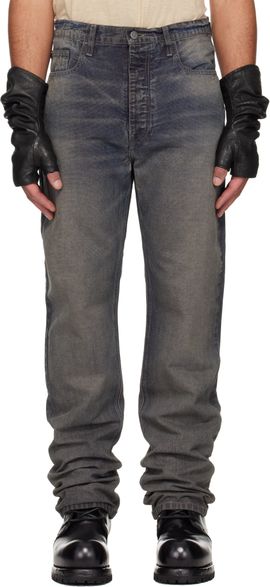 ALEXANDER DIGENOVA ALEXANDER DIGENOVA Navy Classic Straight Leg Jeans