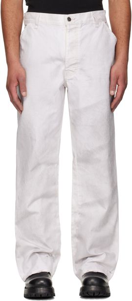 ALEXANDER DIGENOVA ALEXANDER DIGENOVA Off-White Underground Vintage Trousers