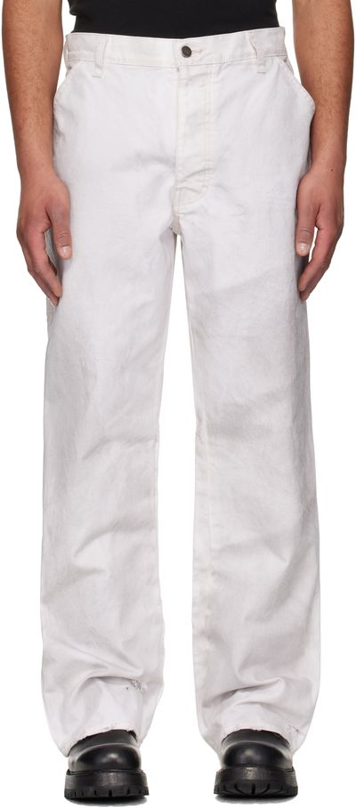 ALEXANDER DIGENOVA ALEXANDER DIGENOVA Off-White Underground Vintage Trousers