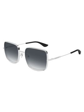 Alexander McQueen Women's Metal T-Bar 55MM Square Sunglasses