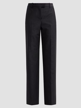 Alexander McQueen Women's Pinstripe Wool-Mohair Trousers