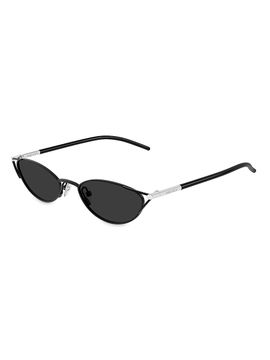 Alexander McQueen Women's Sleek 50MM Cat-Eye Sunglasses