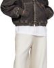 Alexander Wang Alexander Wang Beige Allover Hotfix Mid-Rise Sweatpants - 4