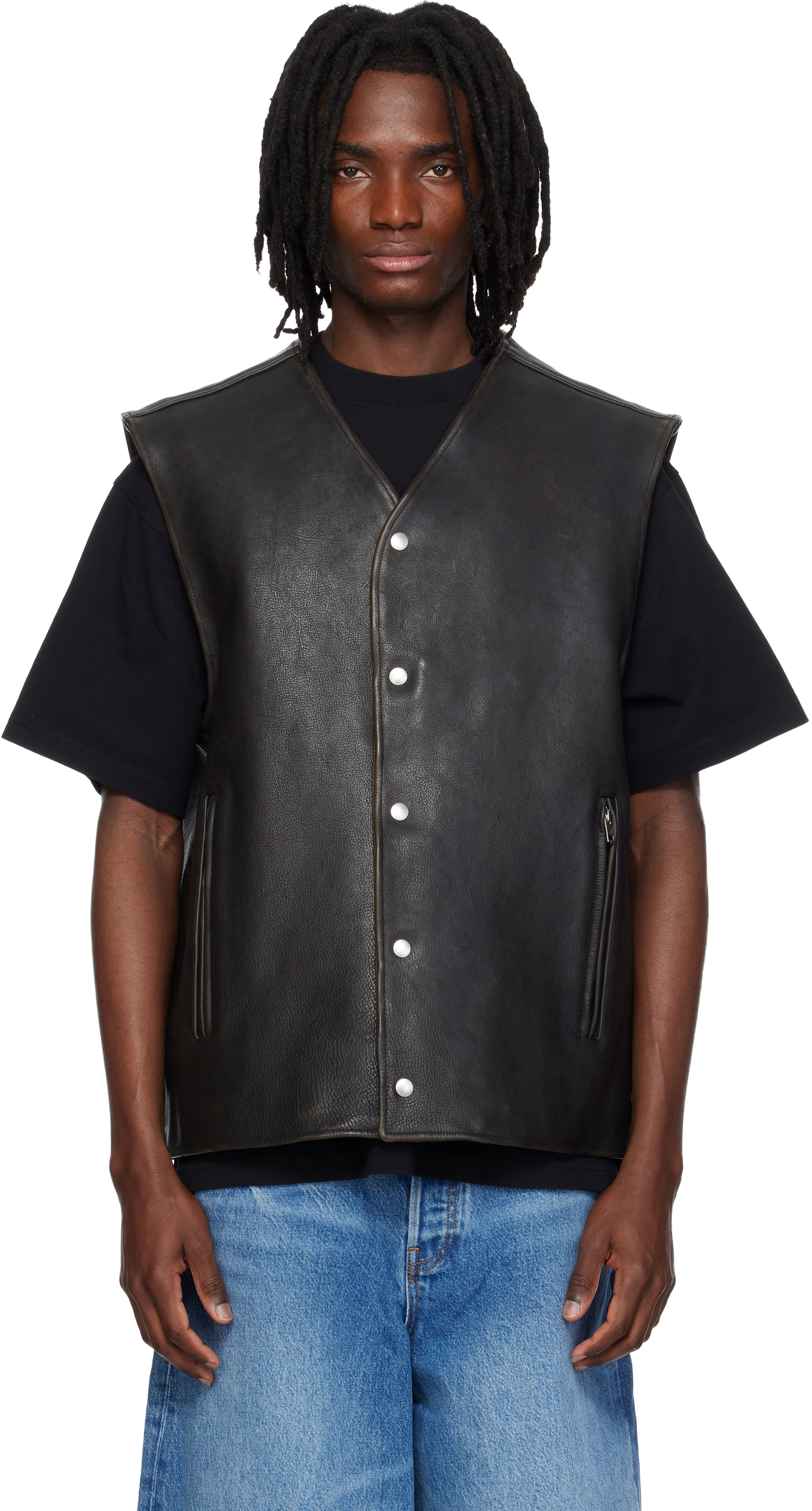 Alexander Wang - Red Cropped Vest
