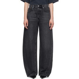 Alexander Wang Alexander Wang Black Crystal Blow Up Jeans
