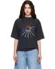 Alexander Wang Alexander Wang Black Crystal Pinwheel T-shirt - 1