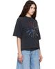 Alexander Wang Alexander Wang Black Crystal Pinwheel T-shirt - 2
