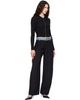 Alexander Wang Alexander Wang Black Denim Waistband Mid-Rise Trousers - 4