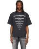 Alexander Wang Alexander Wang Black Gradient Logo Short Sleeve T-shirt - 1