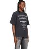 Alexander Wang Alexander Wang Black Gradient Logo Short Sleeve T-shirt - 2