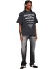 Alexander Wang Alexander Wang Black Gradient Logo Short Sleeve T-shirt - 4