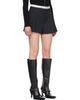 Alexander Wang Alexander Wang Black High-Rise Logo Elastic Shorts - 2