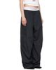 Alexander Wang Alexander Wang Black Mid-Rise Pleated Wide-Leg Lounge Pants - 2