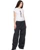 Alexander Wang Alexander Wang Black Mid-Rise Pleated Wide-Leg Lounge Pants - 4