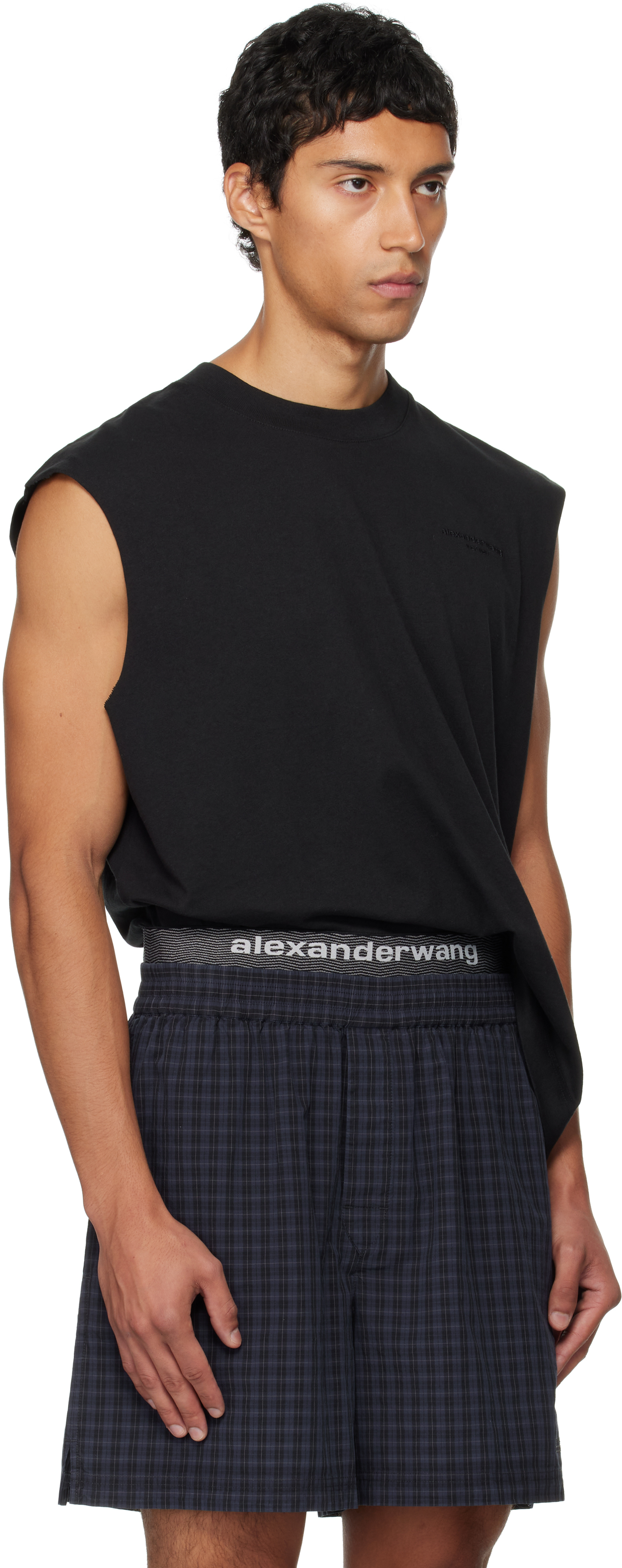 【ALEXANDER WANG】DISTRESSED MUSCLE TEE M ALEXANDER WANG】DISTRESSED MUSCLE TEE M ALEXANDER WANG】DISTRESSED