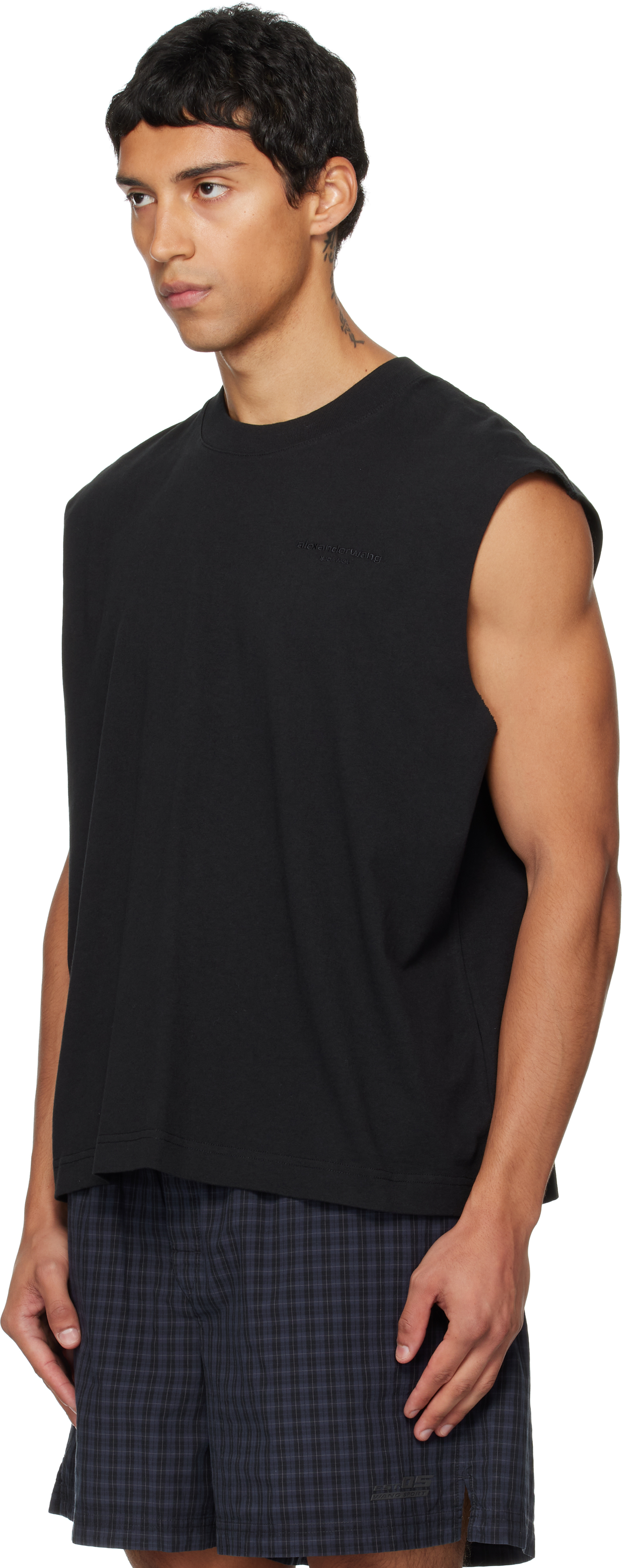 Alexander Wang - Black Muscle Tank Top
