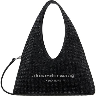 Alexander Wang Alexander Wang Black Pike Crystal Mini Bag