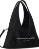 Alexander Wang Alexander Wang Black Pike Crystal Mini Bag - 2