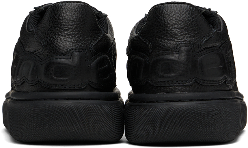 Alexander Wang - Black Puff Pebble Leather Sneakers