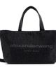 Alexander Wang Alexander Wang Black Punch Crystal Mini Tote - 1