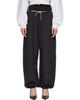 Alexander Wang Alexander Wang Black Rhinestone Drawcord Mid-Rise Track Pants - 1