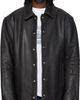 Alexander Wang Alexander Wang Black Snap Front Leather Jacket - 1