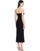 Alexander Wang Alexander Wang Black Strapless High-Low Bodycon Maxi Dress - 3