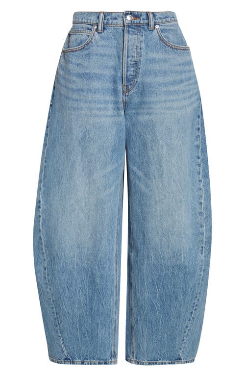 Alexander Wang Alexander Wang Blow Up Crystal Logo Balloon Leg Jeans