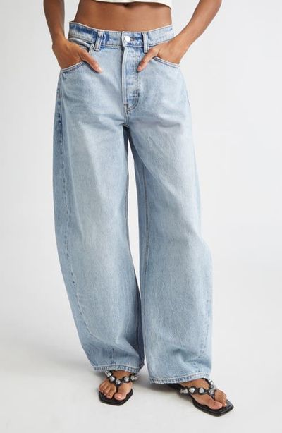 Alexander Wang Alexander Wang Blow Up Mid Rise Balloon Leg Jeans