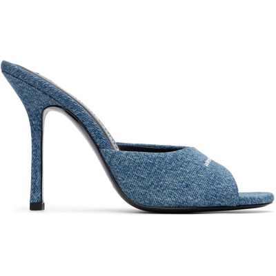 Alexander Wang Alexander Wang Blue Cher Mule Heeled Sandals