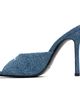 Alexander Wang Alexander Wang Blue Cher Mule Heeled Sandals - 3