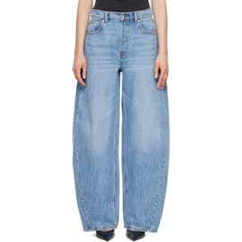 Alexander Wang Alexander Wang Blue Crystal Blow Up Jeans